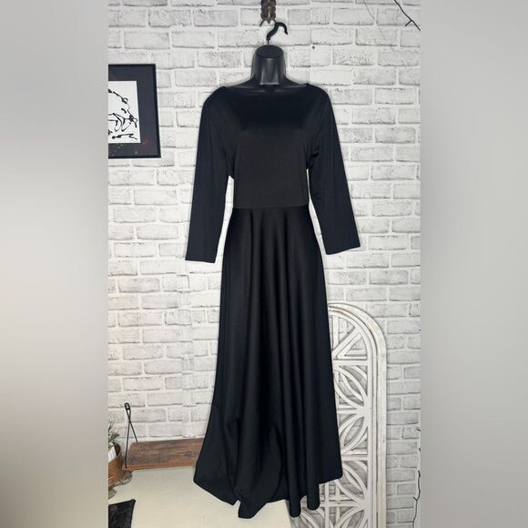 Metamorphosis Girl Long Sleeve Black Dress With Pockets XL 1X - Picture 3 of 8